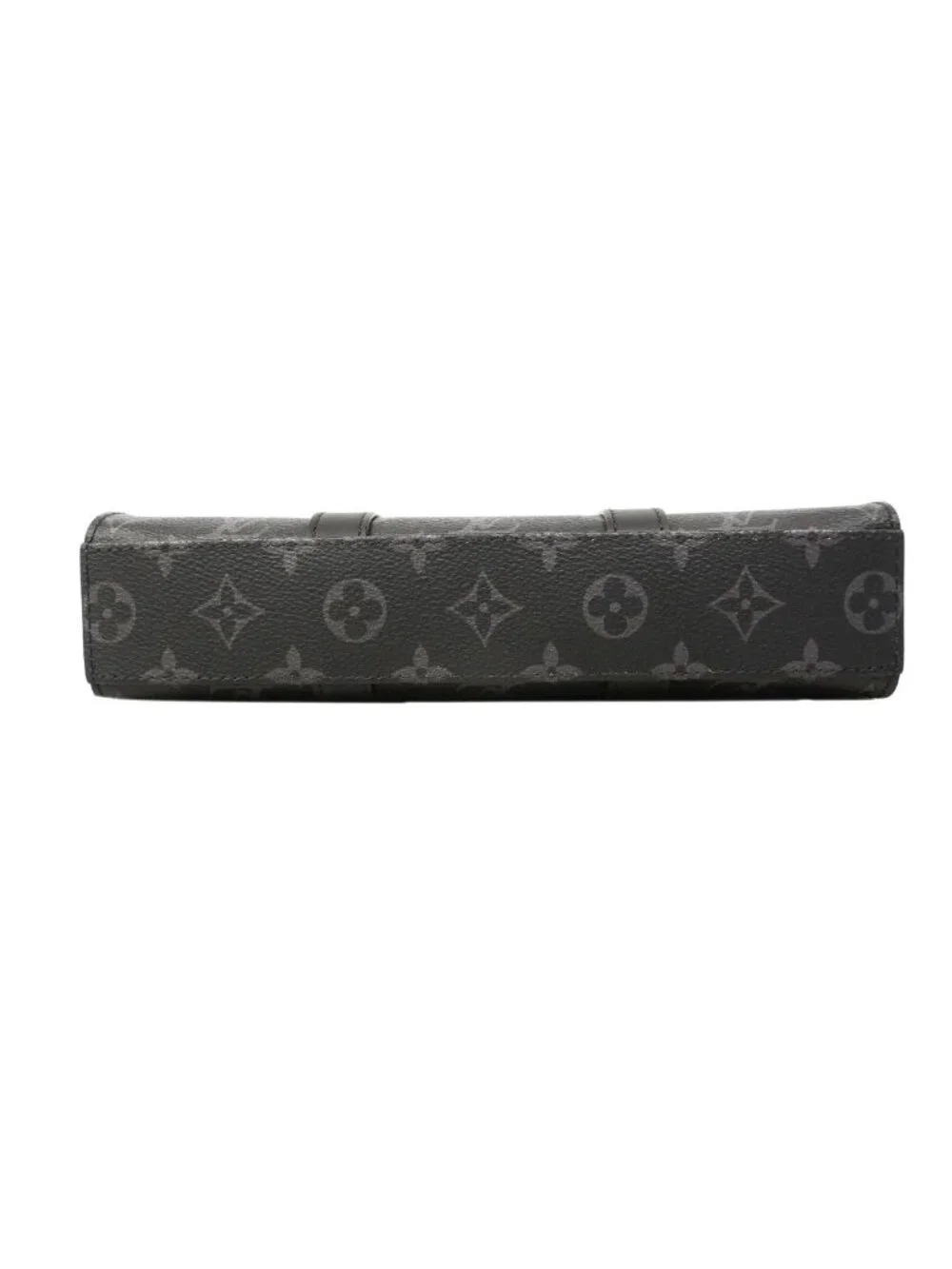Louis Vuitton Handbag Monogram Eclipse Sac Plat Cross Black 2-Way Bag